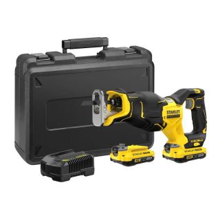 Fierastrau sabie Stanley SFMCS310D2K, 18V, cu acumulator