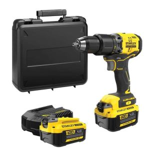 Masina de gaurit si insurubat cu percutie Stanley SFMCD715M2K, cu acumulator