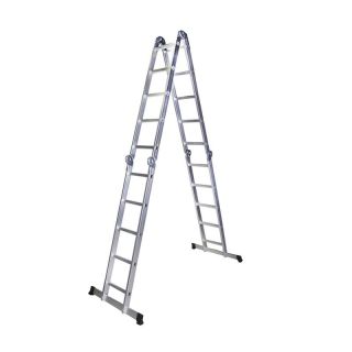 Scara Bisonte STR405 multifunctionala din aluminiu 4x5 trepte