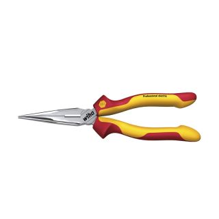 Cleste cu varf semirotund Wiha cromat 160 mm VDE