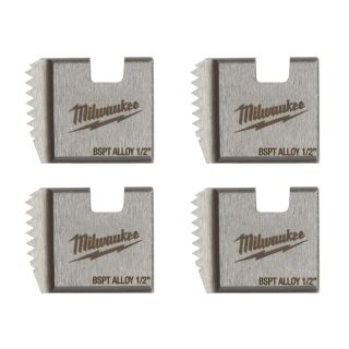 Set bacuri de filetare Milwaukee BSPT 1/2"