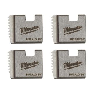 Set bacuri de filetare Milwaukee BSPT 3/4"