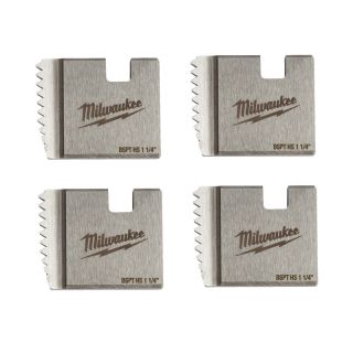 Set bacuri de filetare Milwaukee BSPT HS 1-1/4"