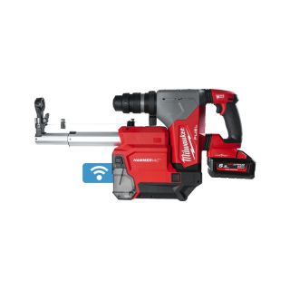 Ciocan rotopercutor Milwaukee M18 ONEFHPXDEL-552C, SDS Plus, 18V, 5J, cu acumulator