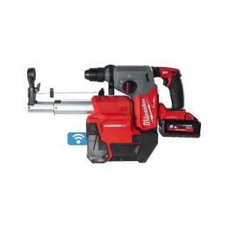 Ciocan rotopercutor Milwaukee M18 ONEFHXDEL-552C, SDS Plus, 18V, 2.5J, cu acumulator