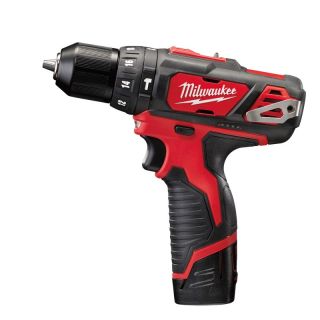 Masina de gaurit si insurubat cu percutie Milwaukee M12 BPD-202X, cu acumulator