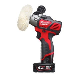 Masina de polisat / slefuit Milwaukee M12 BPS-421X, 76mm, cu acumulator