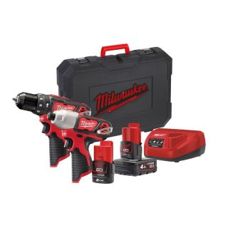 Pachet 2 scule Milwaukee M12 BPP2B-421C