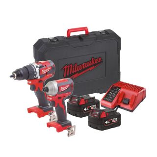 Pachet 2 scule Milwaukee M18 CBLPP2B-402C