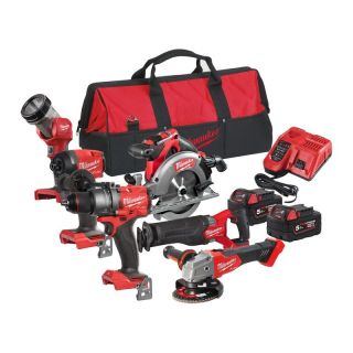 Pachet 5 scule Milwaukee M18 FPP6E3-502B
