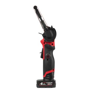 Slefuitor cu banda Milwaukee M12 FBFL10-402B, 10mm, cu acumulator
