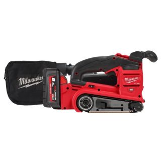 Slefuitor cu banda Milwaukee M18 FBTS75-552X, 75mm, cu acumulator
