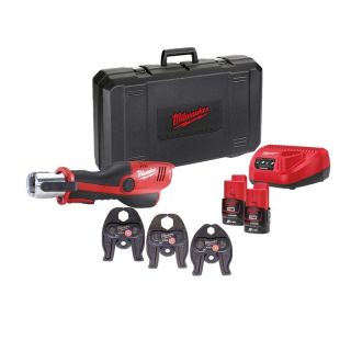 Dispozitiv de presare Milwaukee M12HPT-202C 3 bacuri cu profil V (15/22/28 mm)