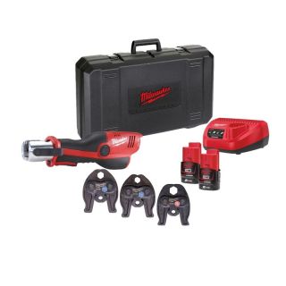 Dispozitiv de presare Milwaukee M12HPT-202CV-SET2 3 bacuri cu profil V (14/16/22 mm)