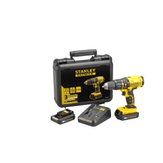 Masina de gaurit si insurubat cu percutie Stanley FMC626C2K, cu acumulator